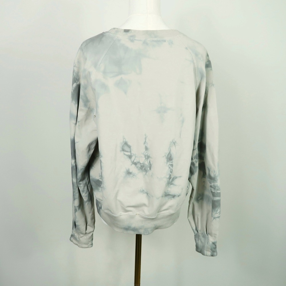 Lululemon Womens Its A Wash Long Sleeve‎ Pullover Sweatshirt Sz 6 Shibori Marble - Picture 5 of 11
